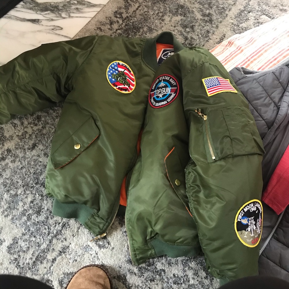 Kids top gun jacket